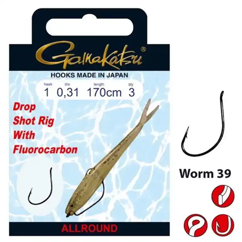 Gereduceerde Prijs Dropshot Rig Worm 39