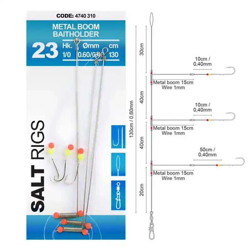 Metal Boom Baitholder - Salt Rig 23 Korting