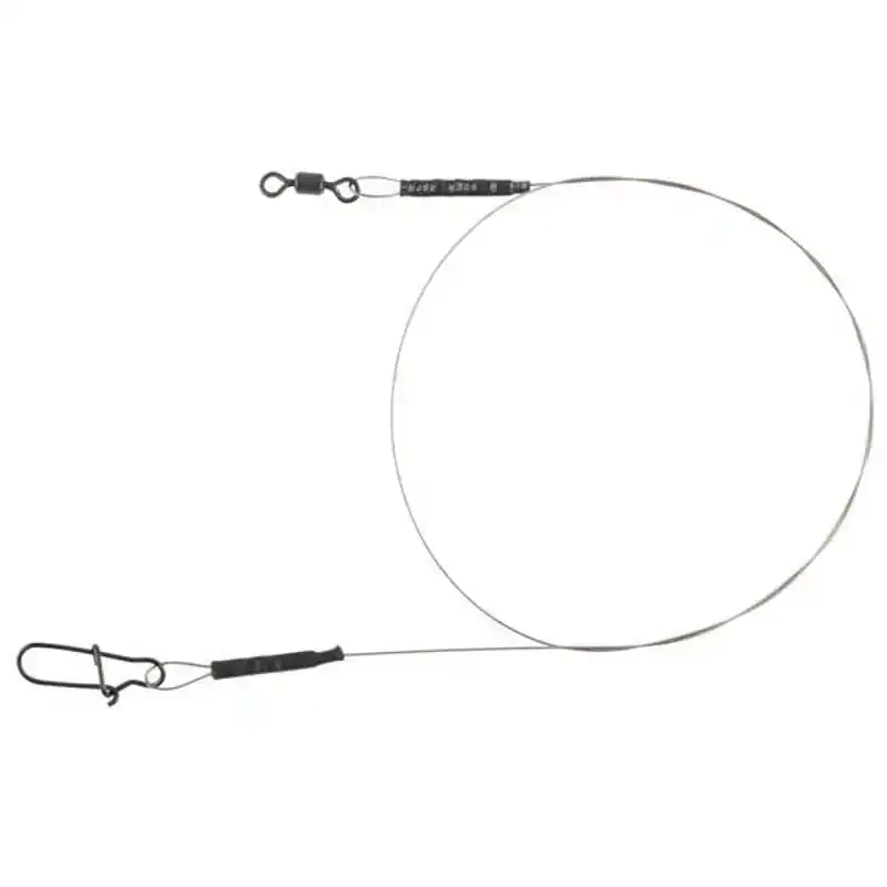 Matt Black Leader 1x19 Wire Leader Flitsaanbieding