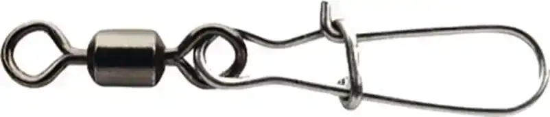 Direct Verzonden Black Rolling Swivel + Fastlock Snap
