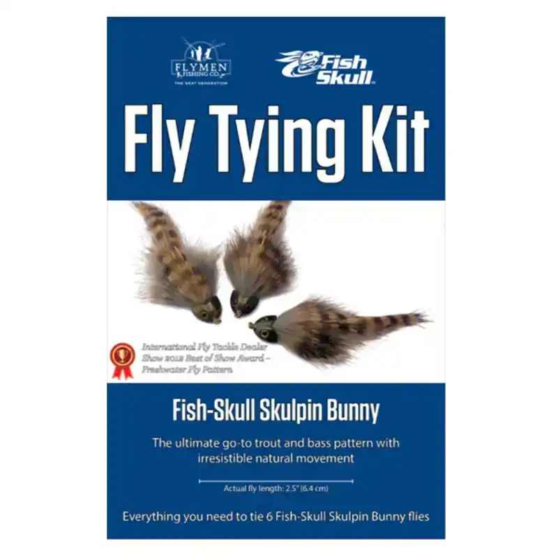 Bestel Nu Flymen Fly Tying Kit - Fish-Skull Skulpin Bunny