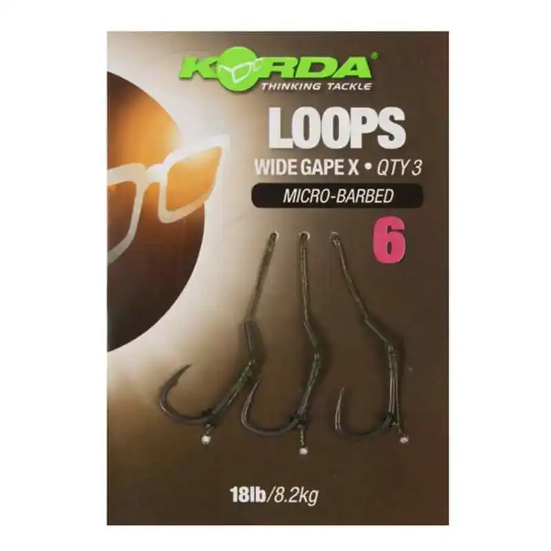 Loops Wide Gape Hook Gecertificeerd