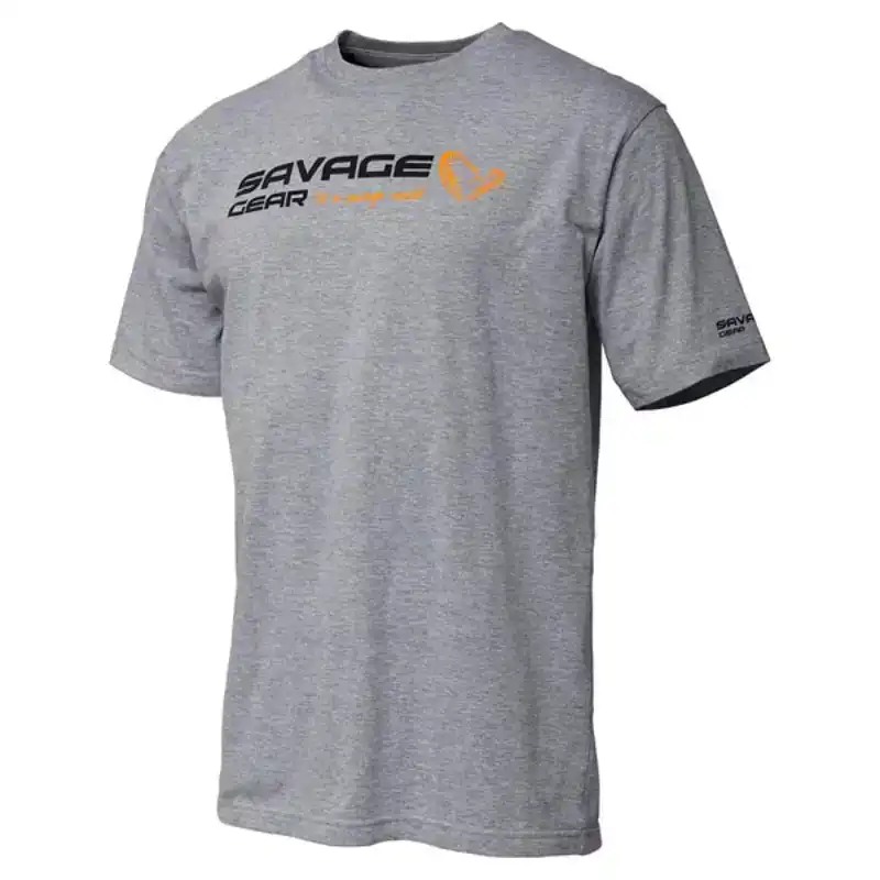 Finale Uitverkoop Signature Logo T-Shirt Grey Melange