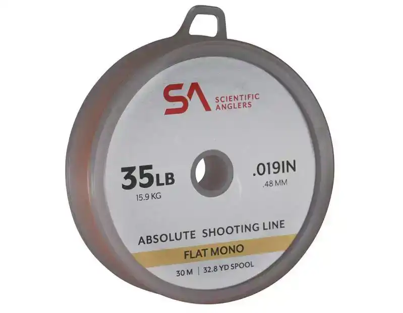 Absolute Shooting Line Flat Mono 35lb 30m Orange Favoriet
