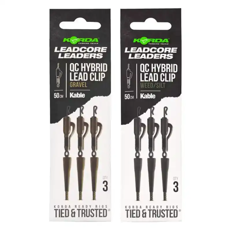 Kable Leadcore Leader - QC Hybrid Lead Clip Seizoensaanbieding