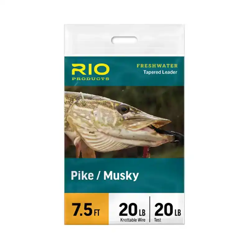 Pike/Musky Leader - 7,5 ft/2,3 m - 30 lb Speciale Aanbieding