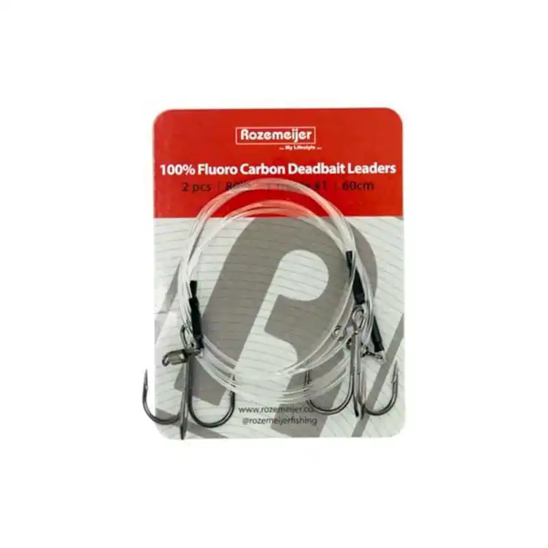 Fluorocarbon Deadbait Leaders 1x Treble Koopje
