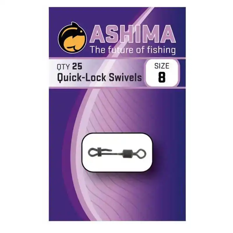 Gratis Retour Quick Lock Swivels - Maat: 8