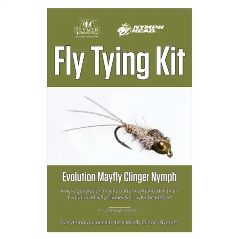 Flymen Fly Tying Kit - Nymph-Head Evolution Mayfly Clinger Nymph Gereduceerde Prijs