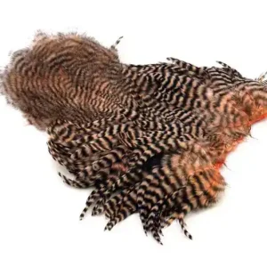 Laatste Versie American Hen SH/C Grizzly dyed Salmon