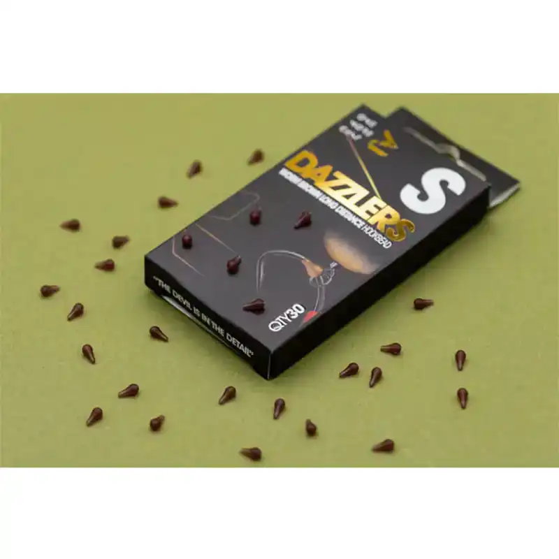 Weekendaanbieding Dazzlers Worm Brown Long Distance Hookbead