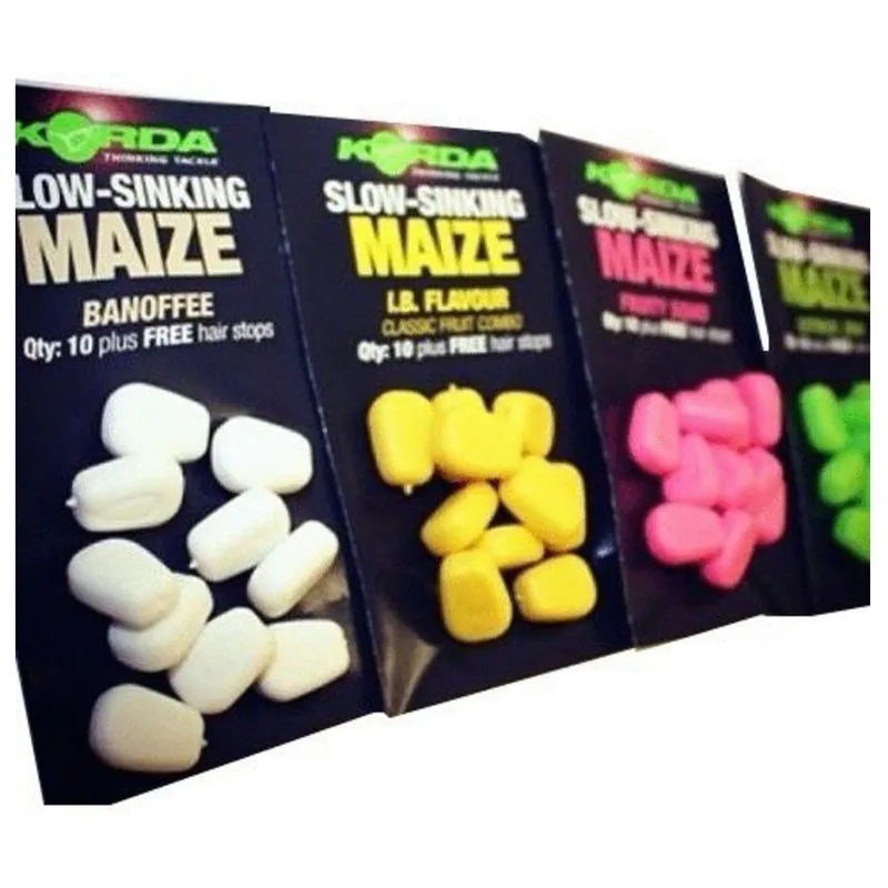 Korda Slow Sinking Maize - Aas - 10 stuks I.B. Yellow Betaalbaar