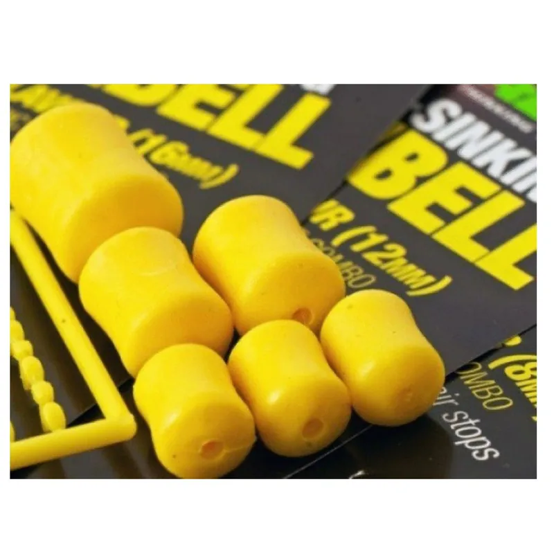 Weekendaanbieding Korda Pop-Up Dumbell - Aas - 12 mm 8 stuks I.B. Yellow