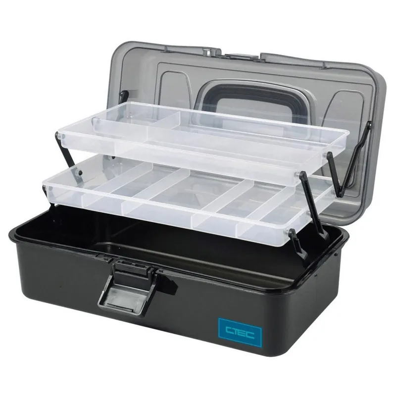 Seizoensaanbieding C-Tec Tacklebox 2-Tray Large - Opbergen -