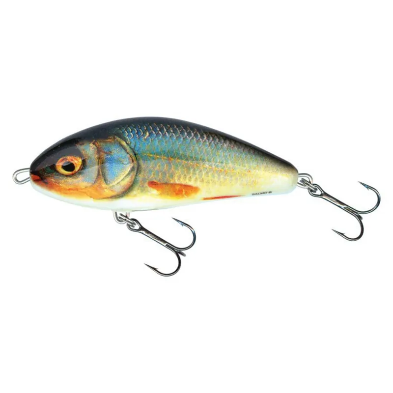 Salmo Fatso Flo - Jerkbait - 10 cm Real Roach Op = Op