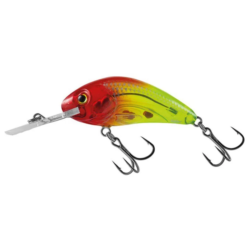 Salmo Rattlin'Hornet Flo - Swingers & hangers - 4.5 cm Clear Bright Red Head Laatste Versie