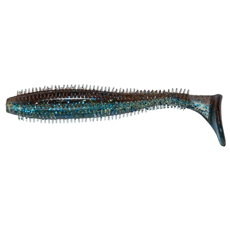Fox Rage Spikey Shad 12cm/4.75 Inch X 35pcs - Uv Blue Guts - Softbait - Veilige Betaling