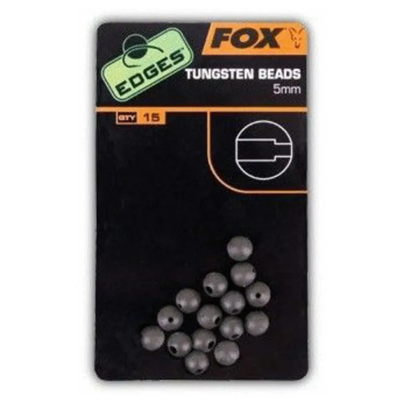 Actieprijs Fox Edges 5mm Tungsten Beads X 15 - Systeem componenten - 15 stuks