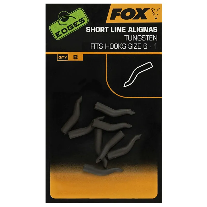 Koop Vandaag Fox Edges Tungsten Flippa's Sizes 10-7 X 8pcs - Rig componenten - 8 stuks Sizes 10-7
