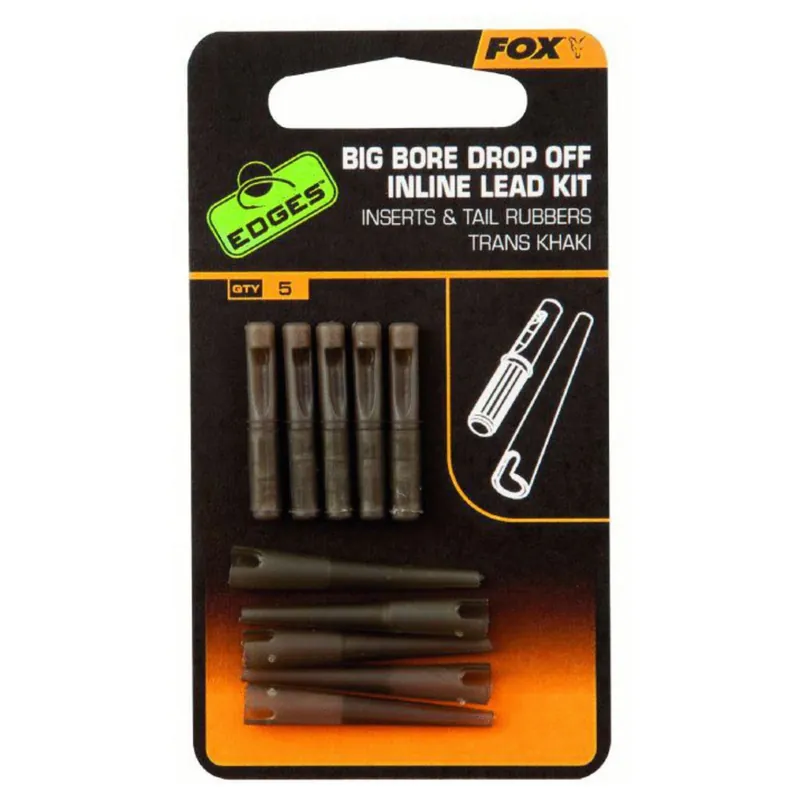 Fox Edges Big Bore Drop Off Inline Lead Kit - Systeem componenten - per stuk Bestseller