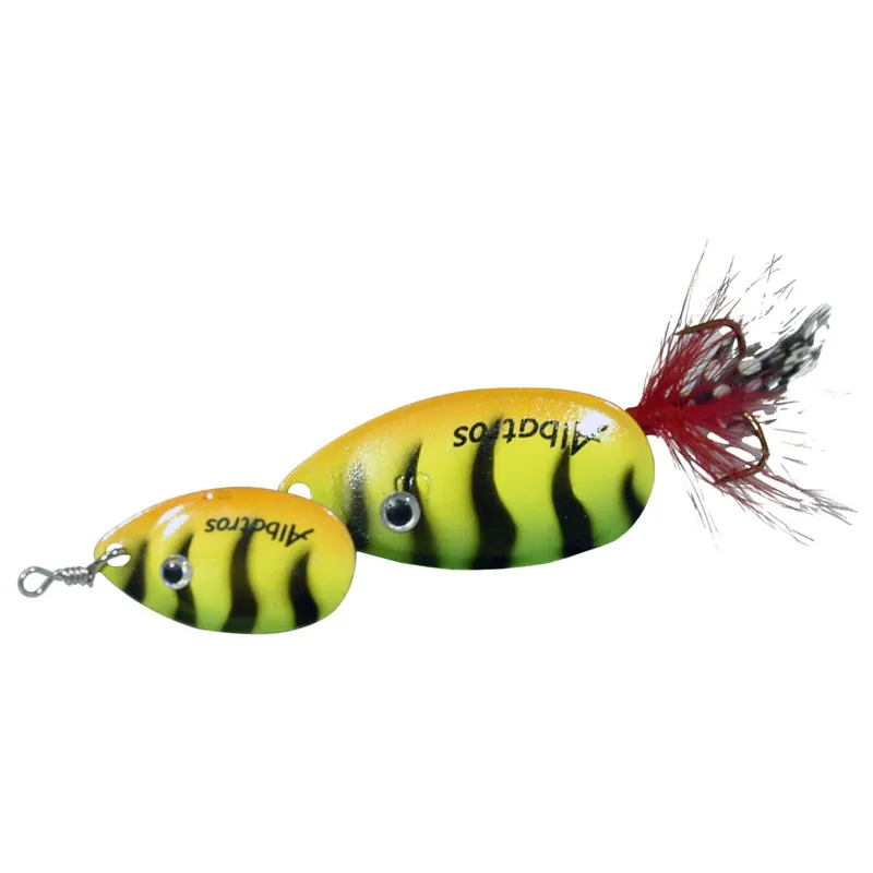 Meest Verkocht Albatros Spinner Teaser Tandem Bladmaat 3/5 - Spinners Geel&Zwart&Rood