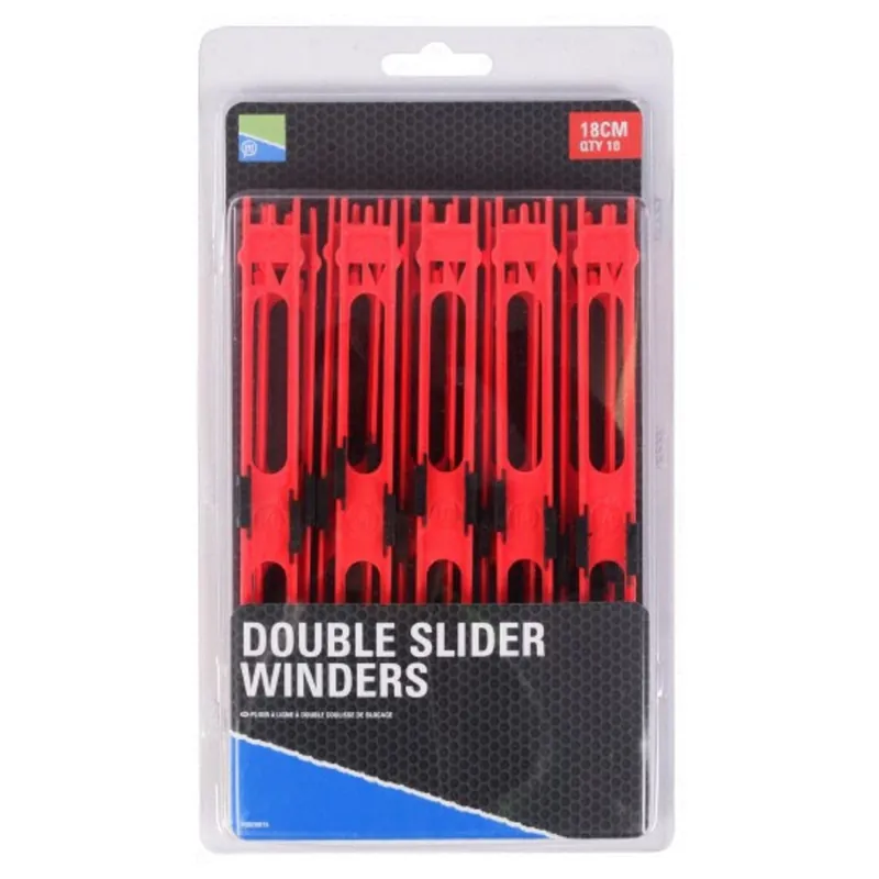 Gecertificeerd Preston Double Slider Winders 18cm Red - Dobber -