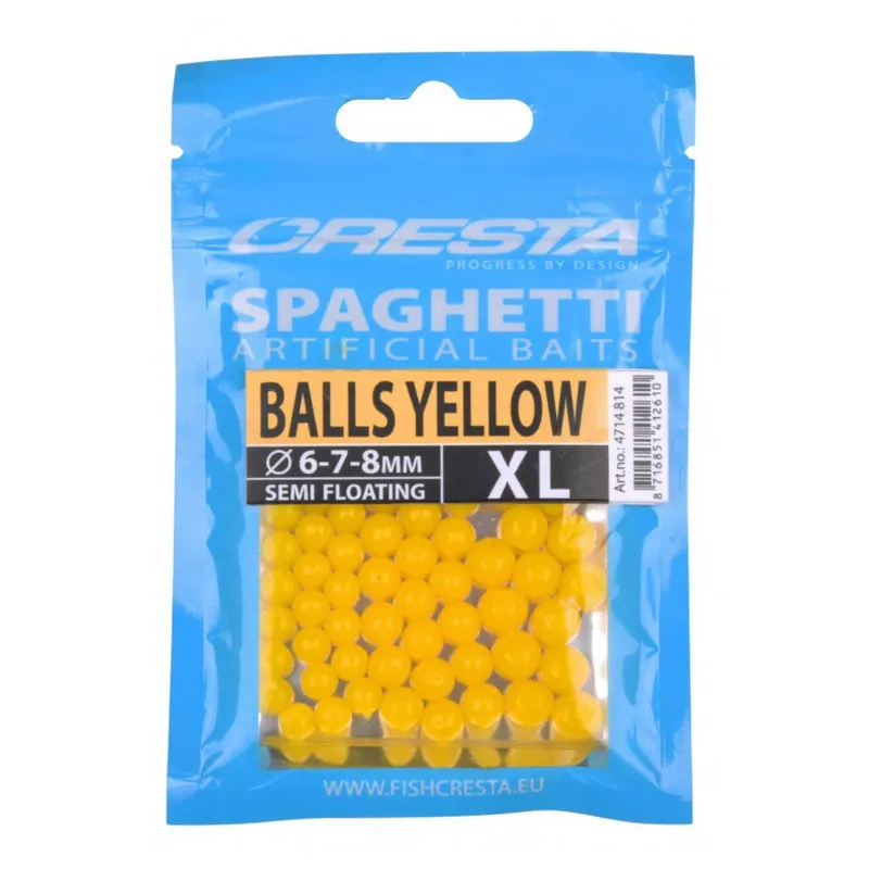 Beste Prijs Cresta Spaghetti Balls Yellow Xl - Aas -