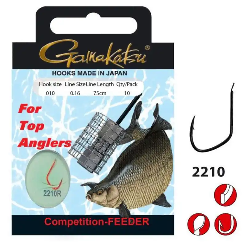 Shop Nu Gamakatsu Booklet Br.Feeder 2210r #10-0.18mm 75cm - Vishaak -