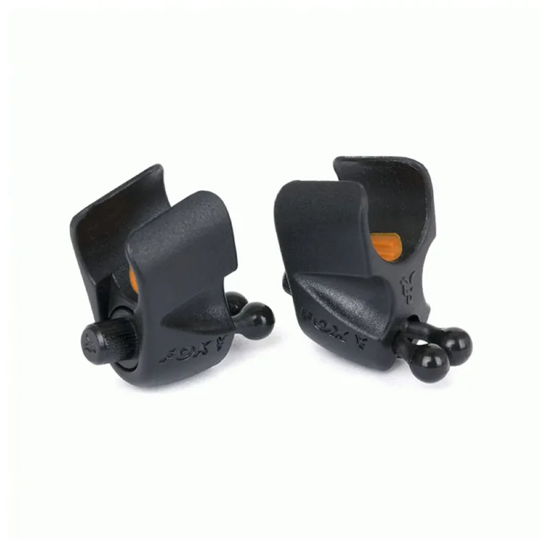 Goedkoop Fox Black Label Adjustable Rod Clip - Steun - 2 stuks