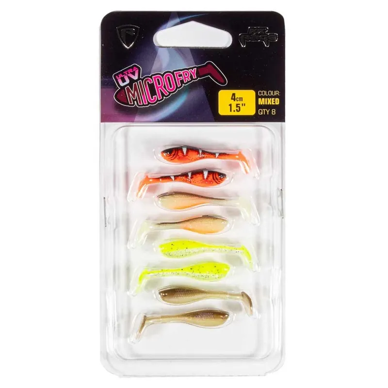 Fox Rage Uv Micro Fry 4cm X 8pcs Rw Ho Ca W - Softbait - Bestseller