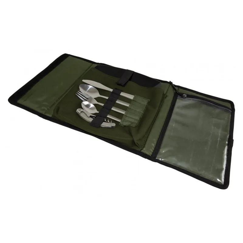 Aqua Products Compact Food Set Black Series - Kookgerei - 27x27x4 cm Gereduceerde Prijs