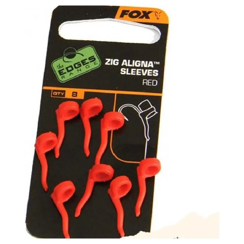 Rechtstreeks Van De Fabrikant Fox Zig Aligna Sleeves - Rig componenten - Rood 8 stuks