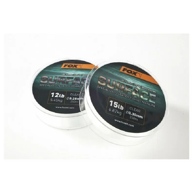 Premium Fox Edges Floater Line X 250m Clear - Karper vislijnen - 0.3 mm 6.82 kg 15 lb