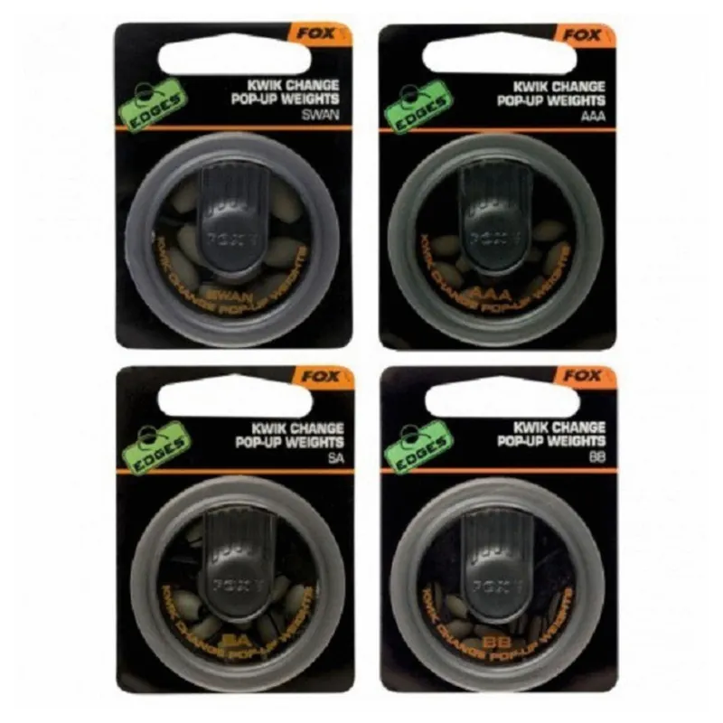 Rechtstreeks Van De Fabrikant Fox Edges Kwick Change Pop-Up Weight Swan - Lood - Swan