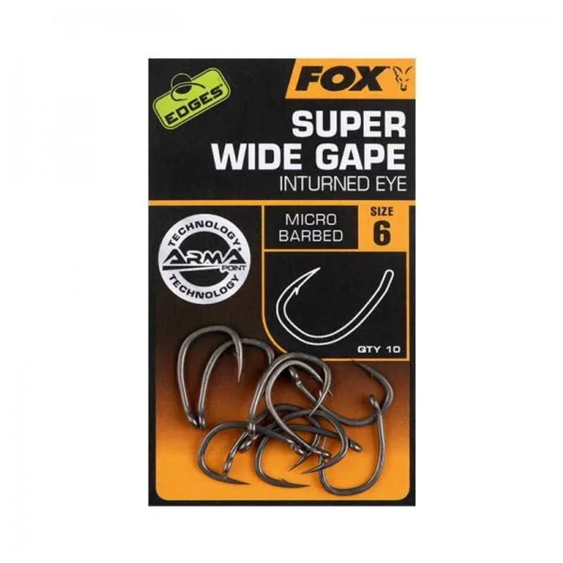 Fox Super Wide Gape - Haak Size 4 Beste Prijs
