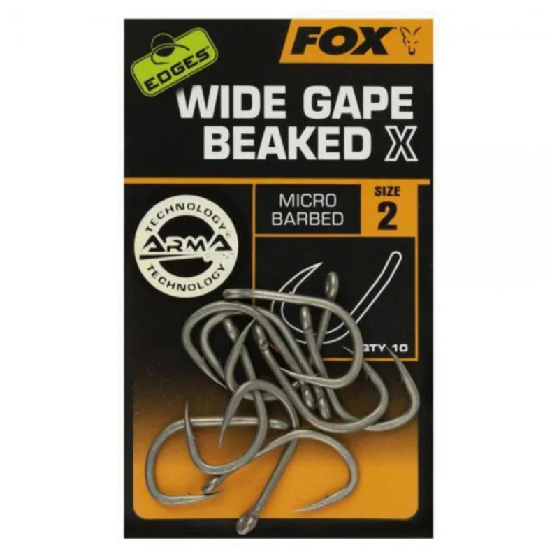 Veilige Betaling Fox Edges Wide Gape Beaked X Size 2 - Haken - Size 2