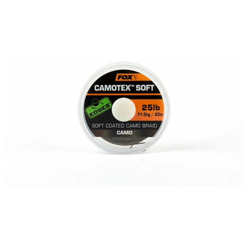 Fox Camotex Soft - 25lb - Onderlijn- & leadermateriaal - 25 lb Populair