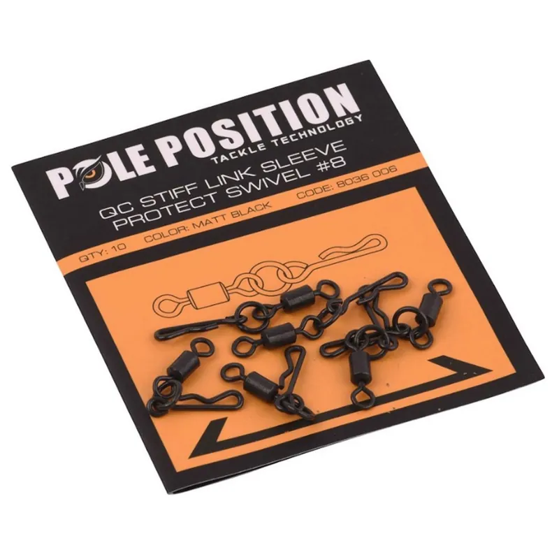 Pole Position Qc Stiff Link Slleve Protect Swivel #8 - Wartel - 10 stuks #8 Nu Kopen