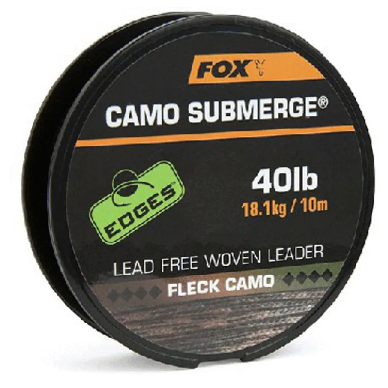 Fox Submerge Camo 40lb - 10m - Onderlijn- & leadermateriaal - 10 m 40 lb Veilige Betaling