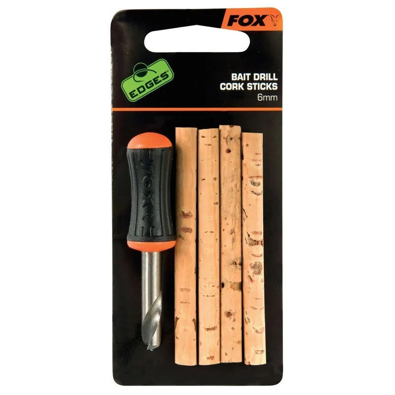 Tijdelijk Beschikbaar Fox Edges Drill & Cork Stick Set - Boilie naalden & tools - per set