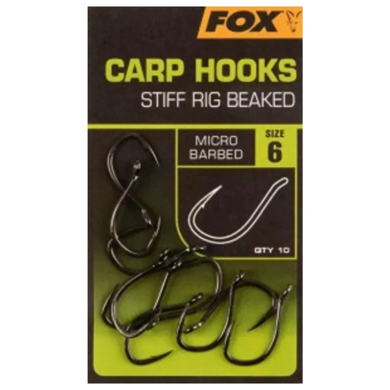 Fox Hooks - Stiff Rig Beaked - Haak Size 4 Lage Prijs