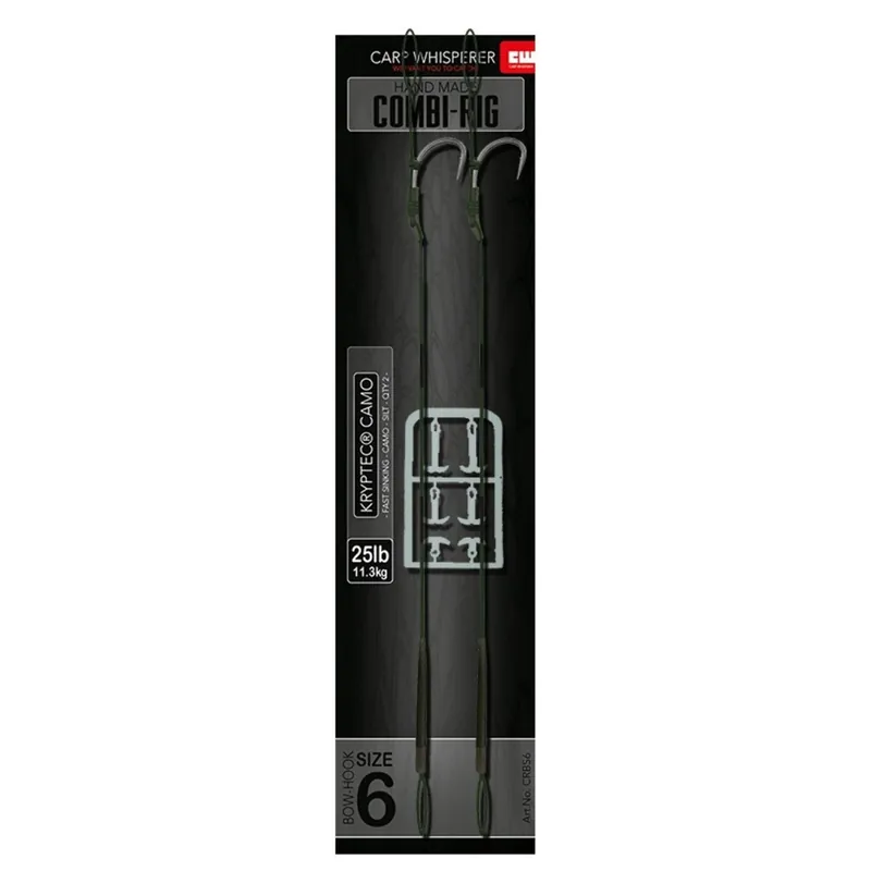 Carp Whisperer Ready Made Combi-Rig 8 - Karper kleinmateriaal - Silt 25lb Haakmaat 6 Gecertificeerd