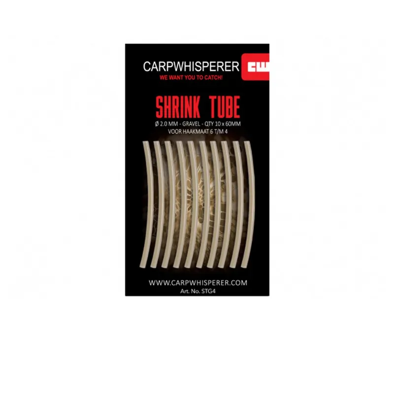 Carp Whisperer Shrink Tube 3.5mm - Karper kleinmateriaal - Gravel Hooksize 4 Direct Verzonden