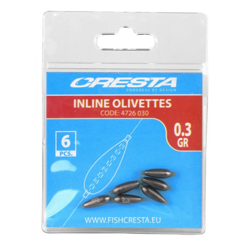 Veilige Betaling Cresta Inline Olivettes 0.3g - Lood -