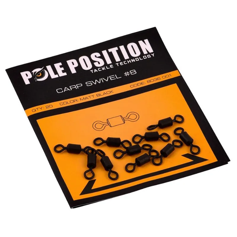 Pole Position Carp Swivel - Wartel - 20 stuks #8 Fabrieksprijs