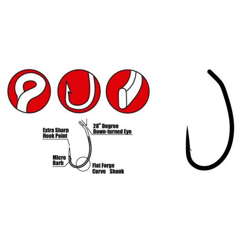 Gamakatsu G-Carp Snagger Hooks #8 - Vishaak - Bestseller