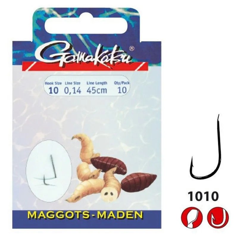 Gamakatsu Booklet Maggot 1010r #12-0.12mm 120cm - Vishaak - Bestseller