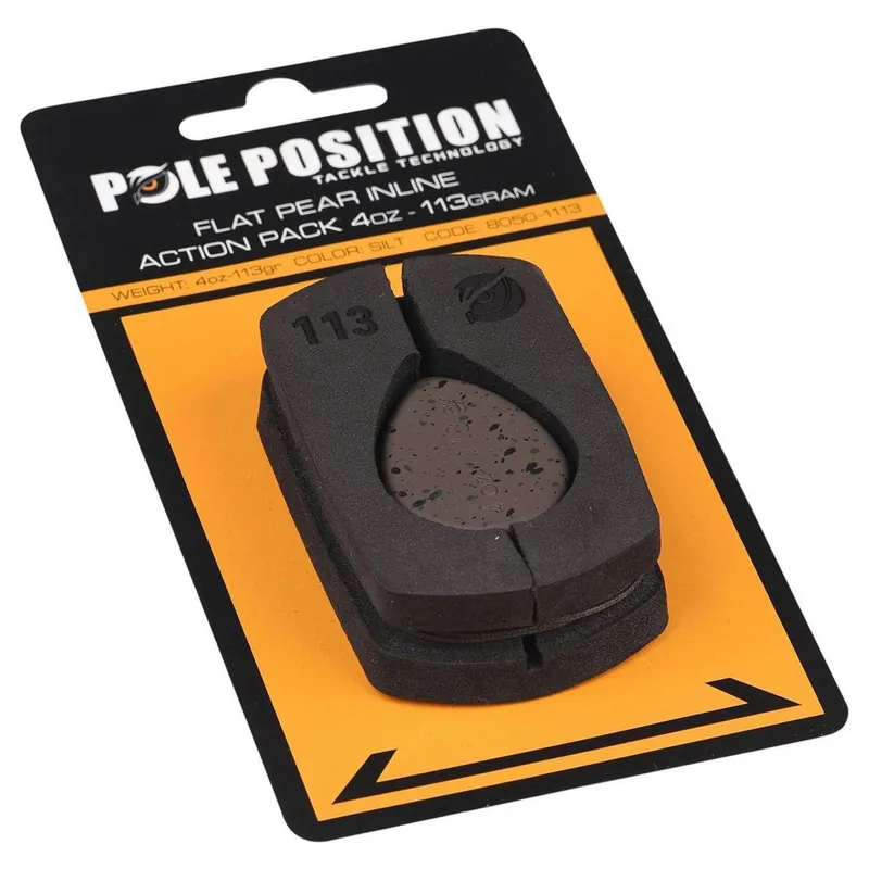Betrouwbaar Pole Position Flat Pear Inline Action Pack 4oz-113gr - Lood -