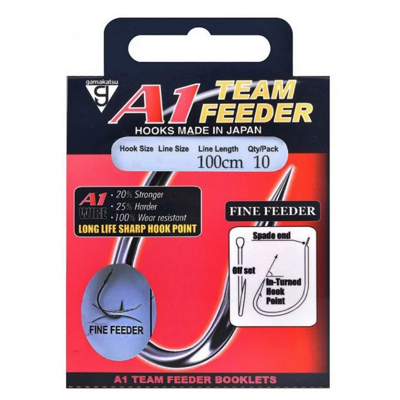 Finale Uitverkoop C-Tec Booklet A1 Fine Feeder #8-0.18mm 100cm - Vishaak -