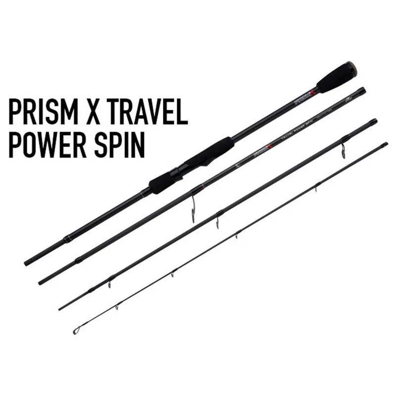 Express Levering Fox Rage Prism X Travel Power Spin 4pc - Roofvis hengels - 240 cm 15-50 g